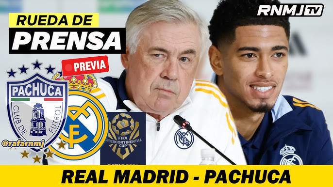 Ancelotti y Bellingham analizan la final de la Copa Intercontinental ante Pachuca