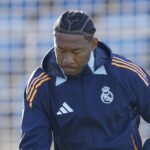 David Alaba podría regresar al campo en enero, según Ancelotti