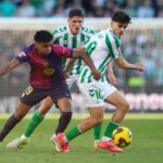 El Barcelona cede puntos en el último minuto ante el Real Betis en La Liga