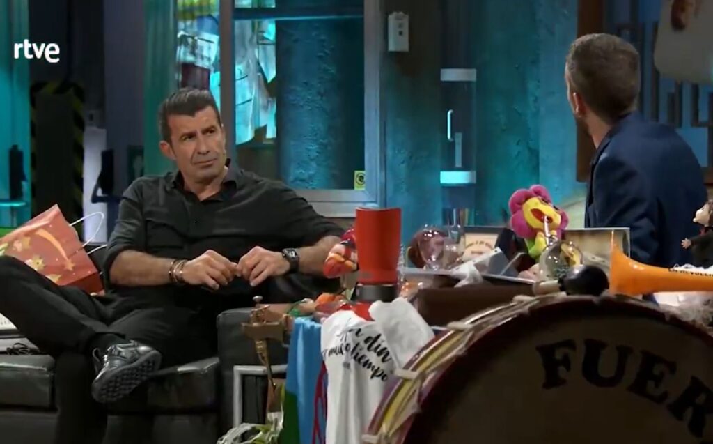 Luis Figo critica a los españoles y revela su sorprendente fortuna personal