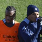 Mbappé y Vinícius Jr. comparten su visión sobre el trabajo en equipo en el entrenamiento abierto