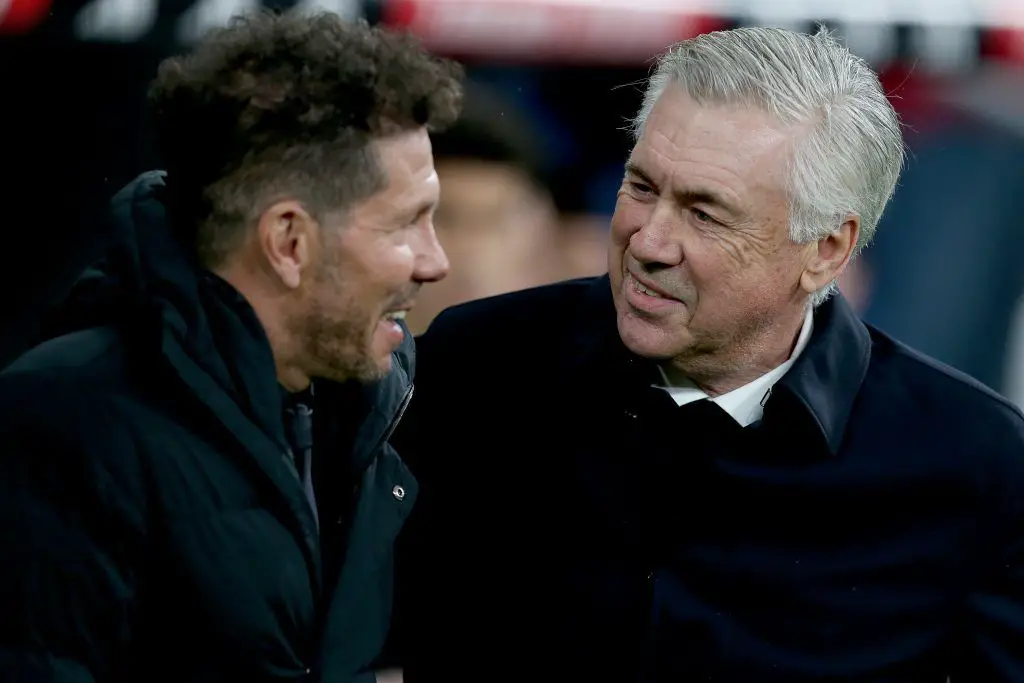 Ancelotti responde a Simeone tras sus críticas al Real Madrid