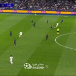 Mbappé aprovecha un error del portero y marca el tercer gol del Real Madrid