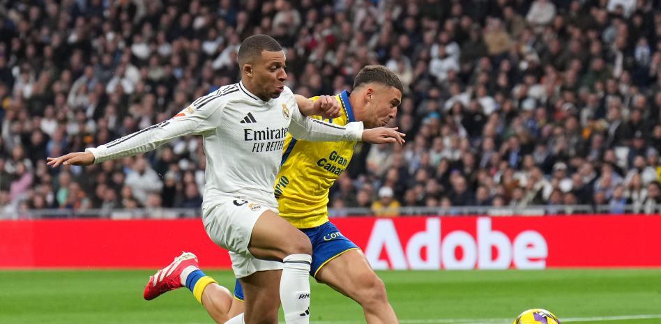 Mbappé brilla mientras el Real Madrid arrasa a Las Palmas y lidera La Liga