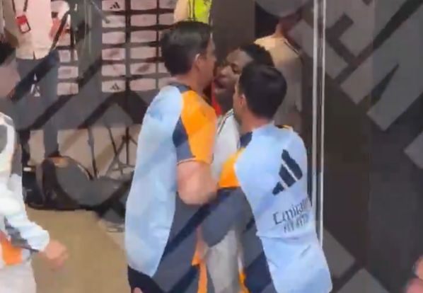 Vinicius involucrado en incidente en el túnel tras la Supercopa