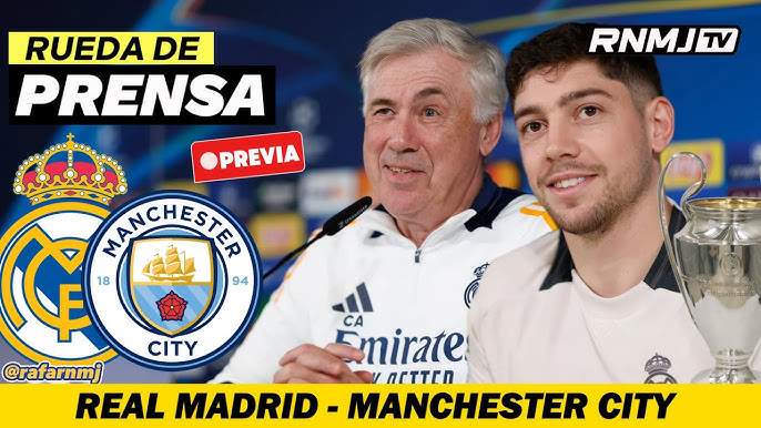 Ancelotti y Valverde analizan el duelo clave ante el Manchester City en la Champions League