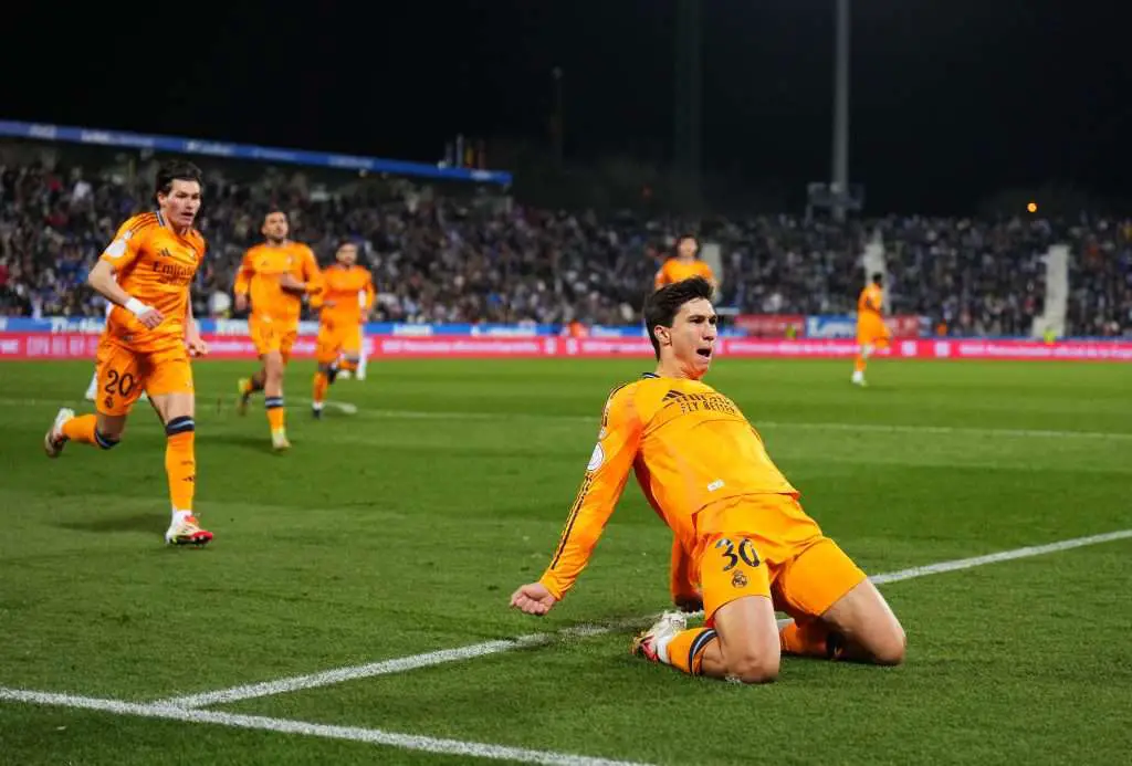 Bellingham y Courtois reaccionan al triunfo de Gonzalo ante el Leganés