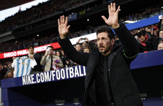 Diego Simeone celebra 500 partidos en La Liga con el Atlético de Madrid y su amor por el club