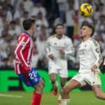 El polémico momento del Derby de Madrid que pudo costarle la expulsión a un jugador del Real Madrid