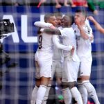 Mbappé anota el primer gol del Real Madrid contra Osasuna en un emocionante encuentro