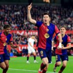 Robert Lewandowski queda fuera de la Champions tras la eliminación del Barcelona en Sevilla