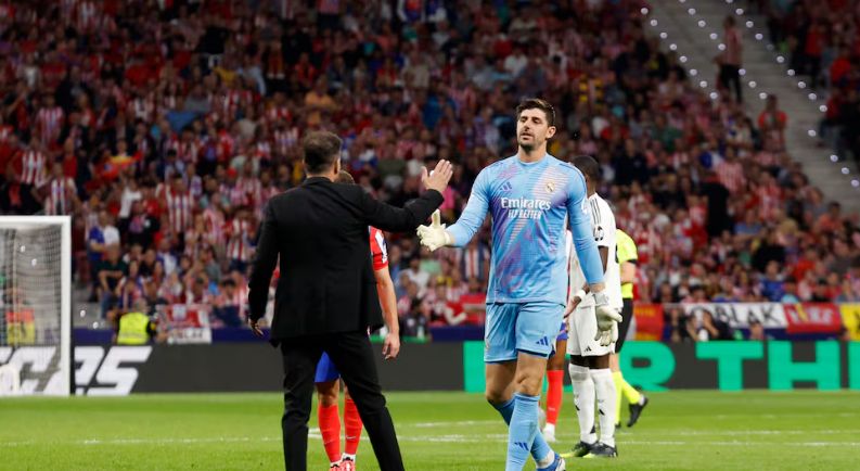 Thibaut Courtois revela su deseo de jugar bajo la dirección de Simeone en otro país