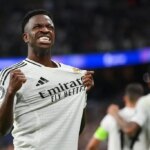 Vinícius Jr. se convierte en el blanco de los fanáticos del Man City en el duelo contra el Real Madrid