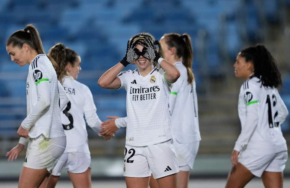 Real Madrid Femenino arrolla al Espanyol con un contundente 5-0 en la Liga F