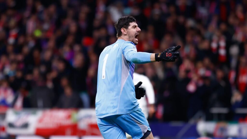 Courtois critica la actitud de Atlético de Madrid hacia los árbitros