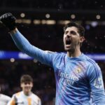 Courtois responde a Simeone tras el sorteo de la Liga de Campeones