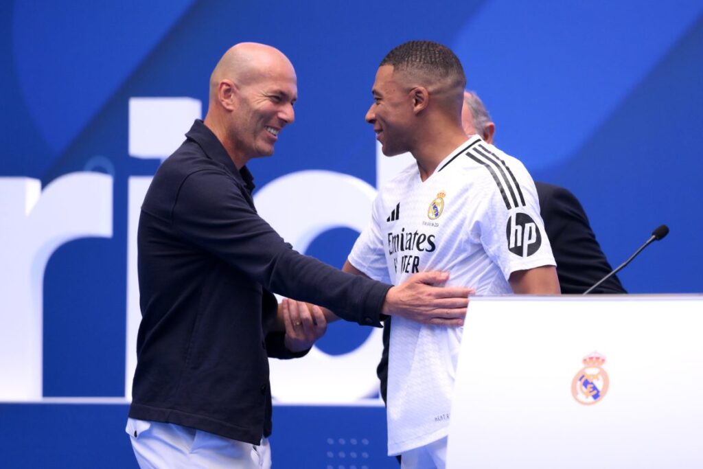 Kylian Mbappé revela su admiración por Zinedine Zidane como director técnico