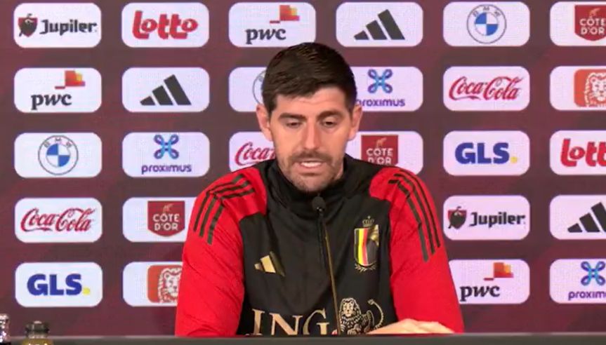 Thibaut Courtois analiza la crisis de Bélgica y su falta de cambios en el equipo