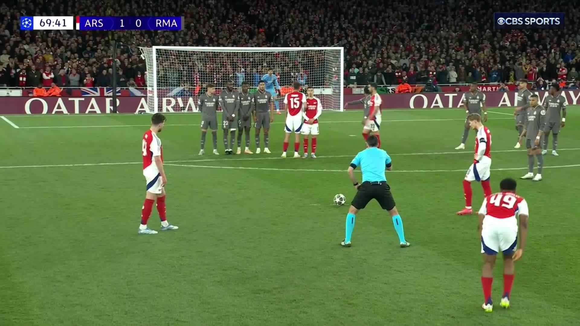 Arsenal sorprende al Real Madrid con dos goles en cinco minutos para un contundente 3-0