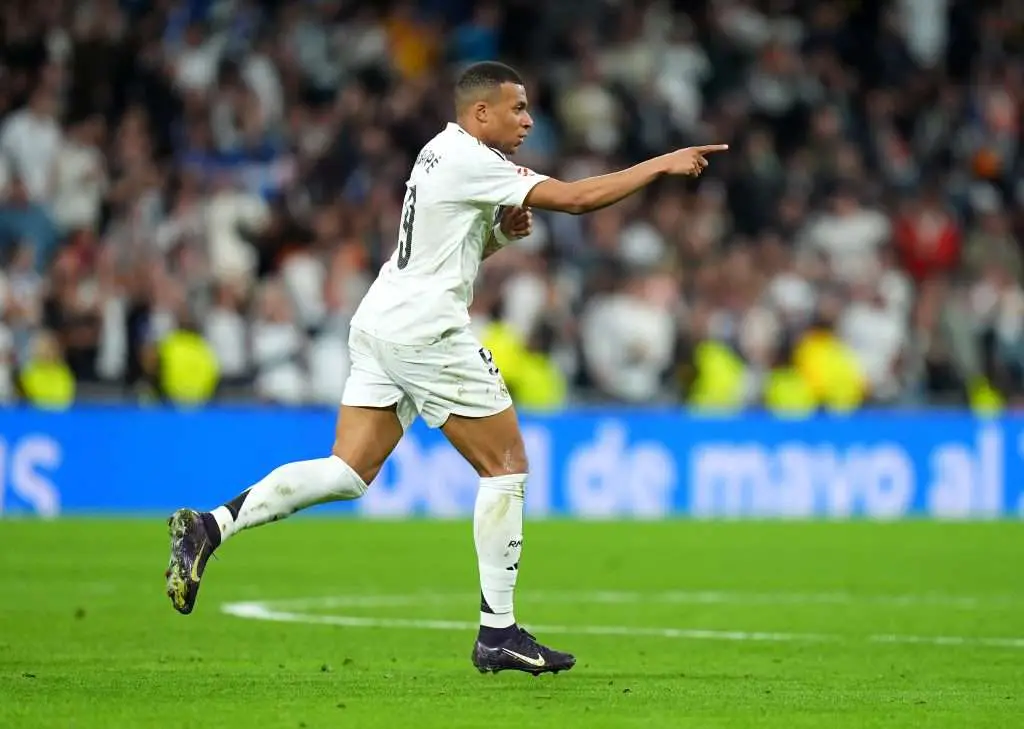 Kylian Mbappé marca un hito en la historia del Real Madrid con su gol ante el Mallorca