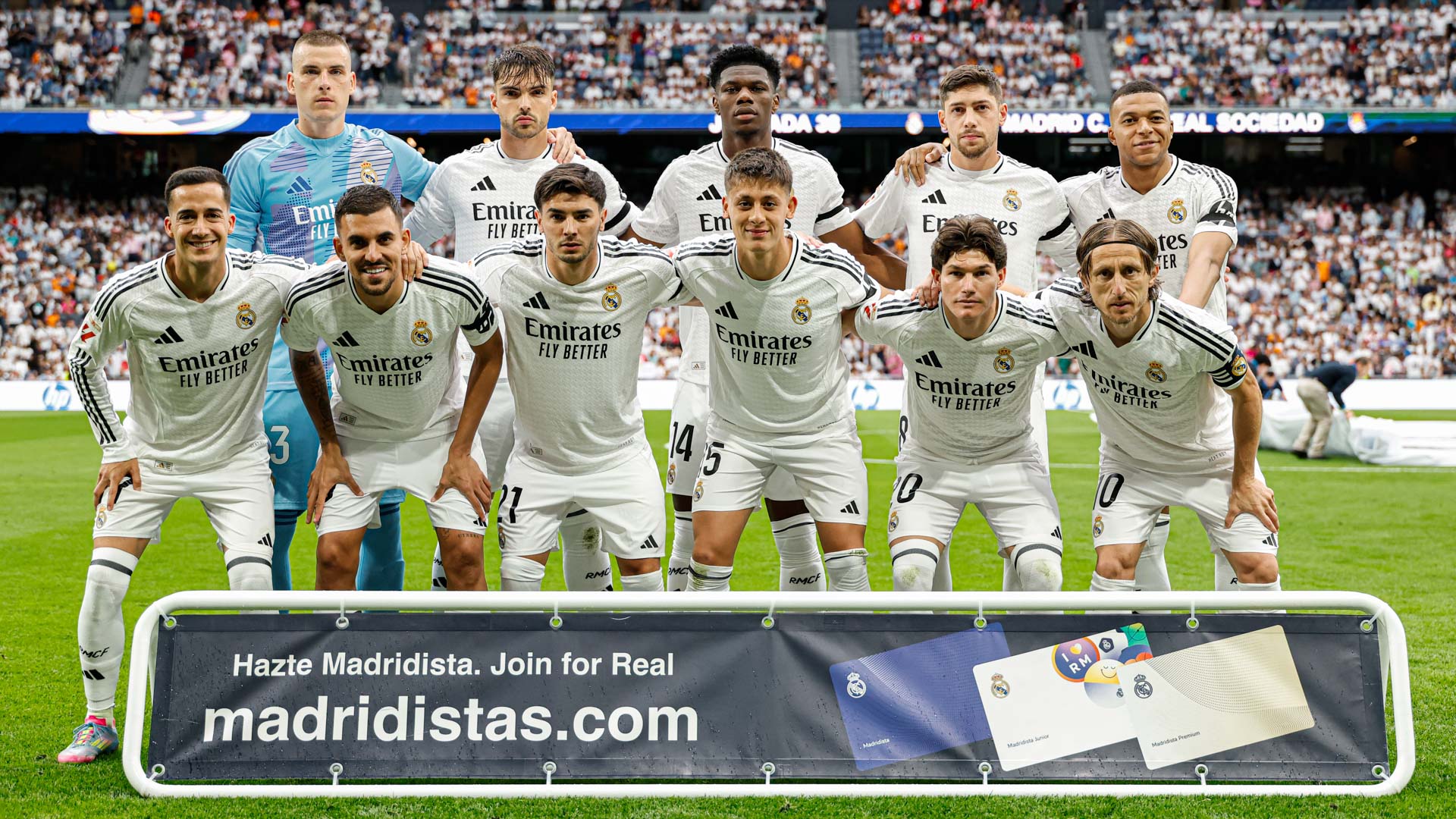Real Madrid asegura su lugar en Champions tras vencer 2-0 a Real Sociedad en la jornada final de la Liga EA Sports