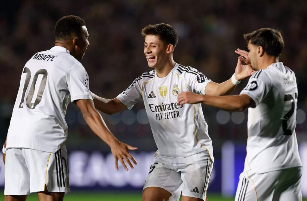Real Madrid arrasa a Kairat Almaty en la Champions League: un 5-0 contundente